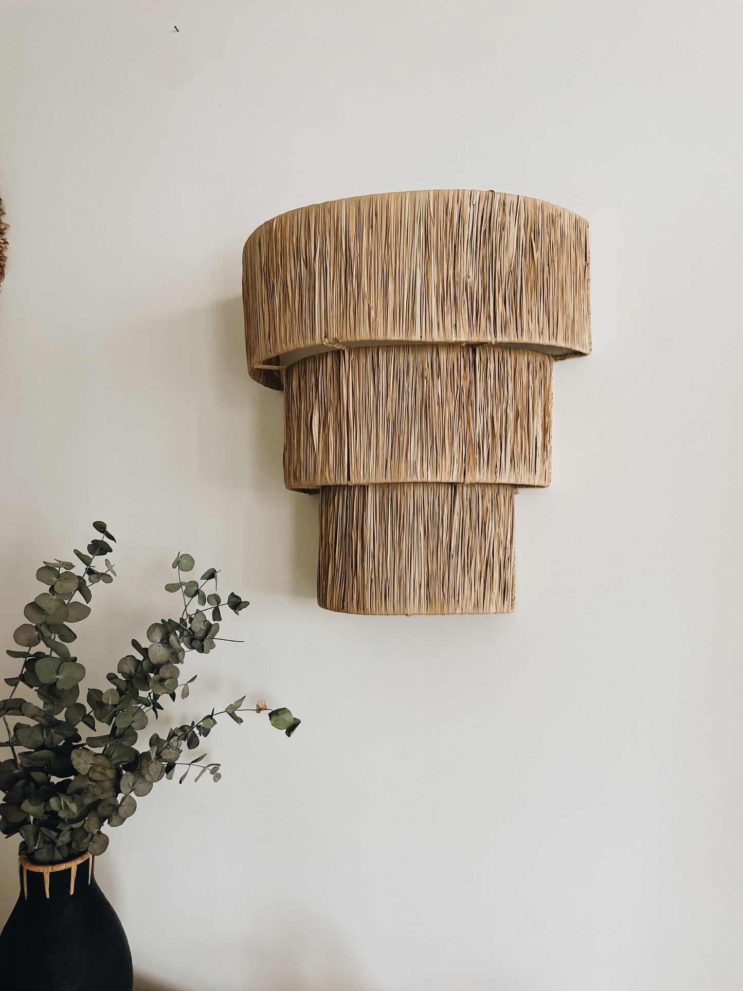 Mehara Raffia Wall Lampshade - Large