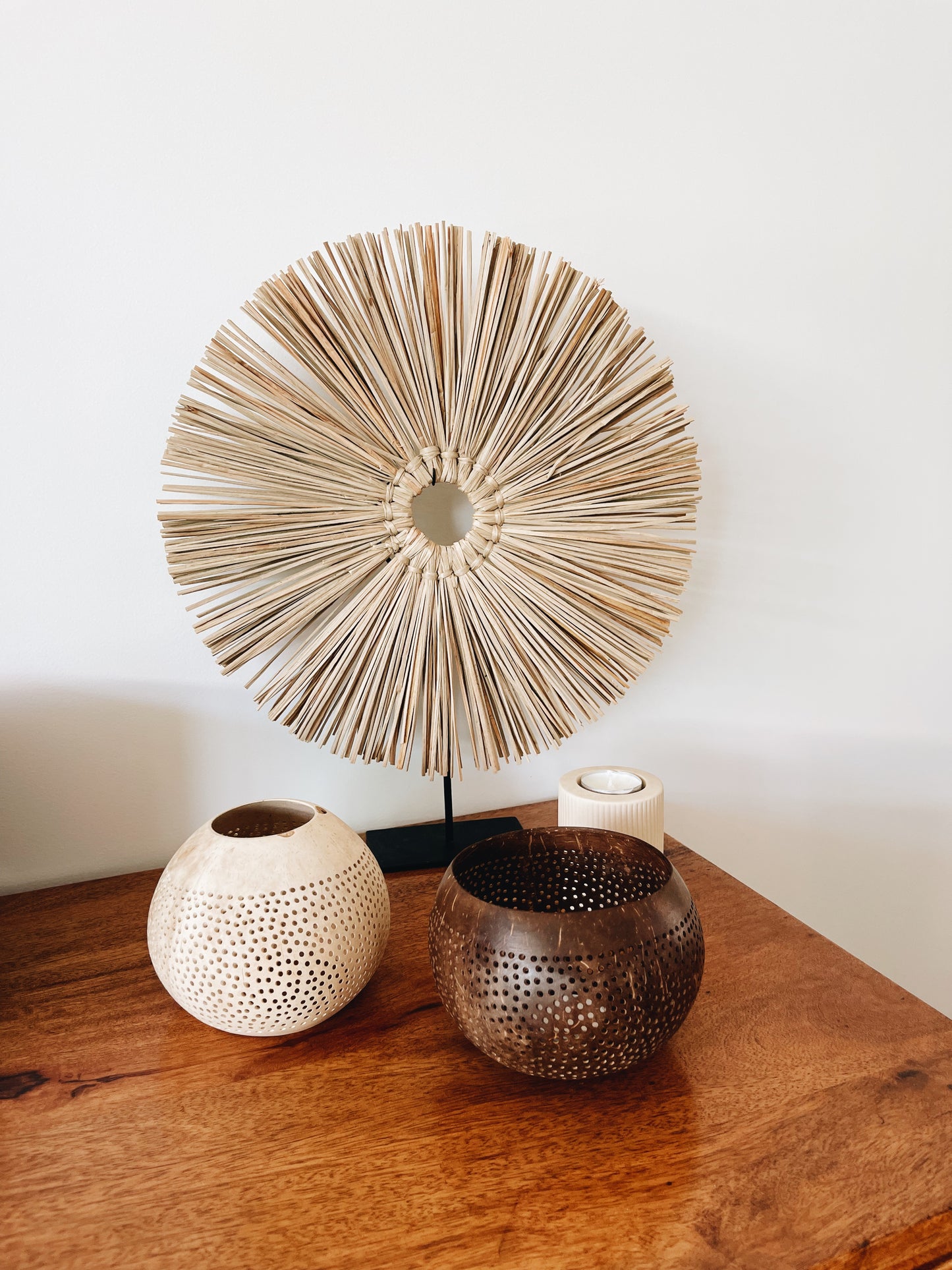 Coconut Decor Brown Dots