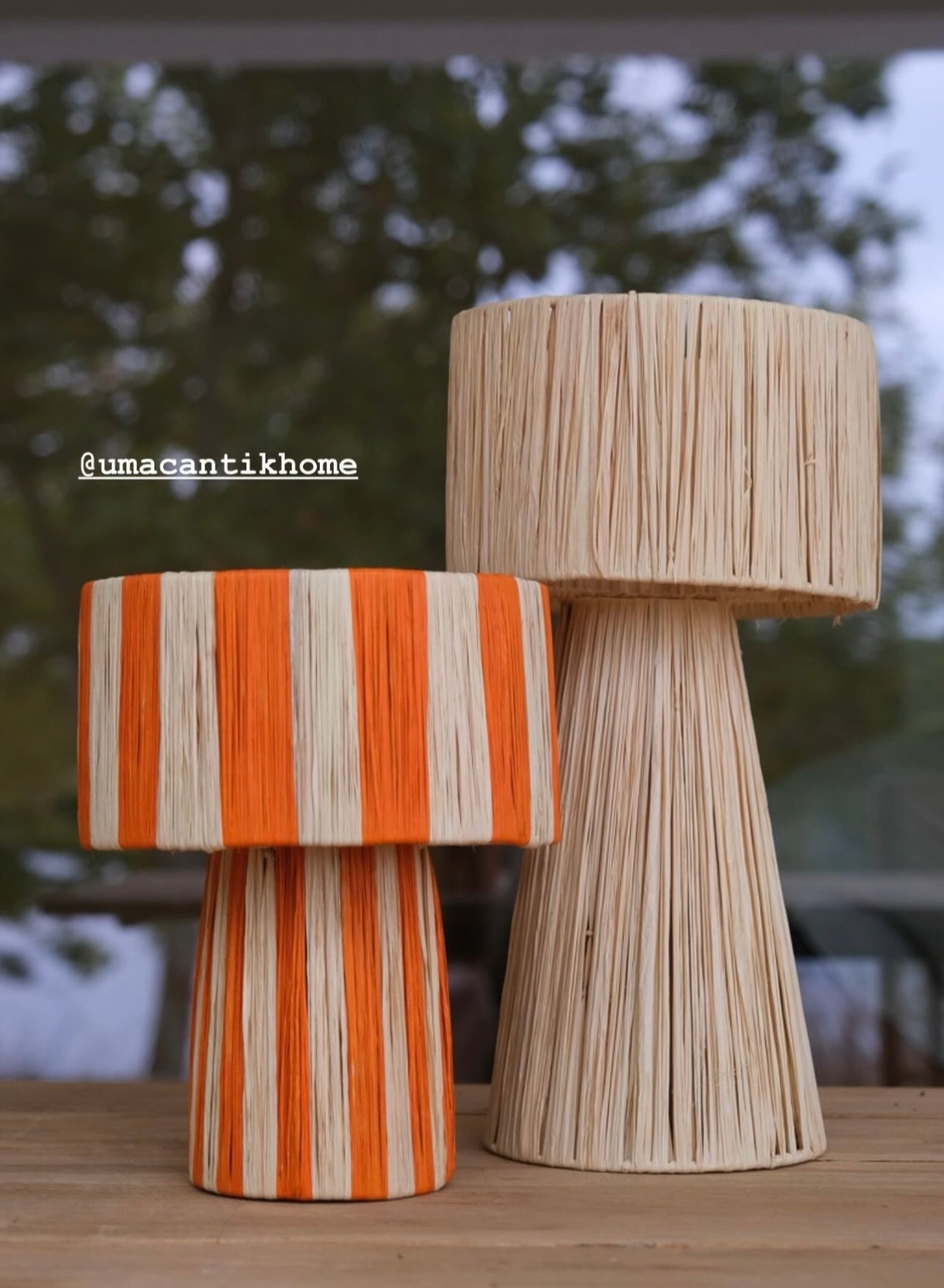 Balibo Orange Table Lamp