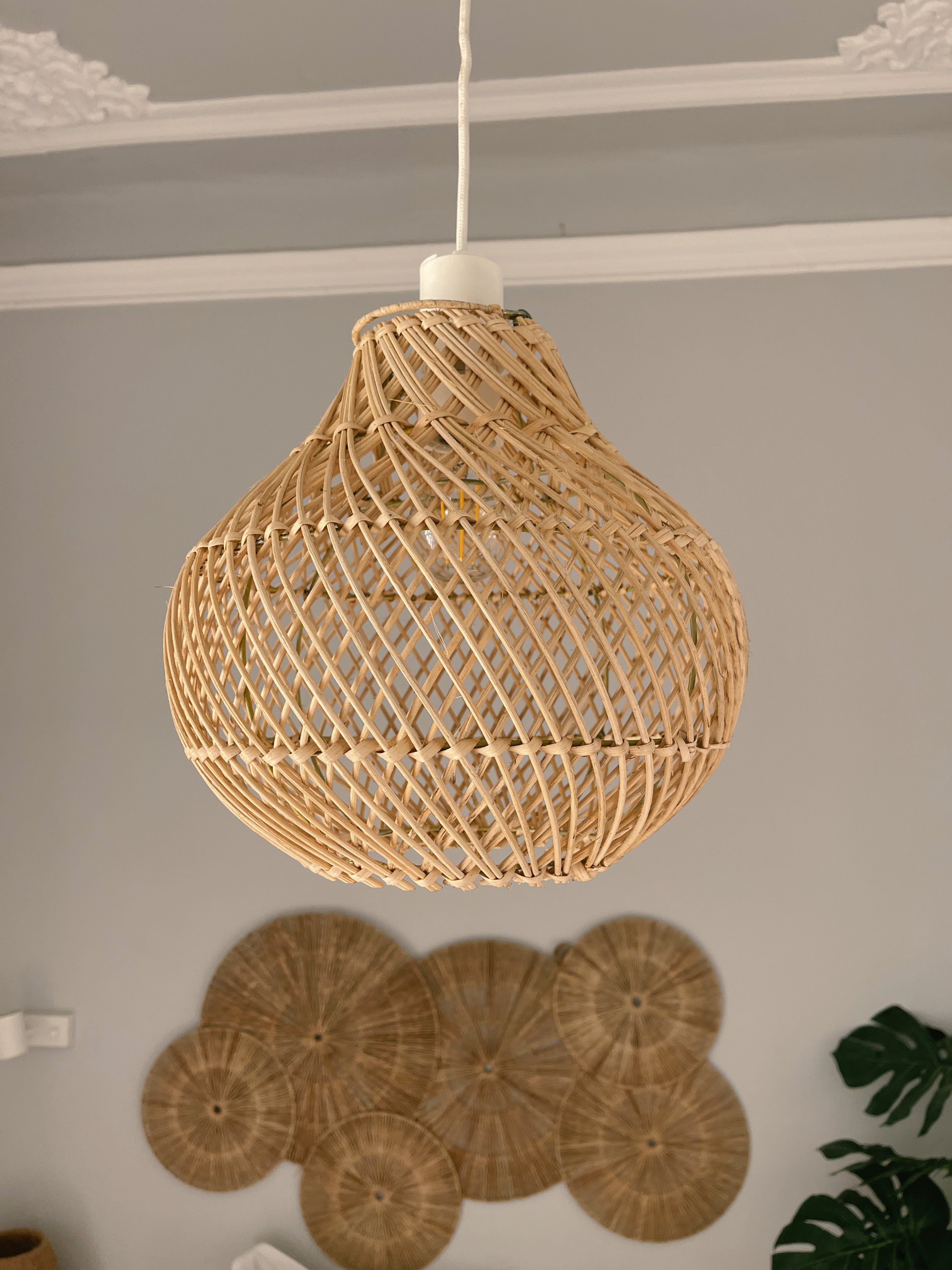 Rattan Lamp Shade Bazartete - 30cm