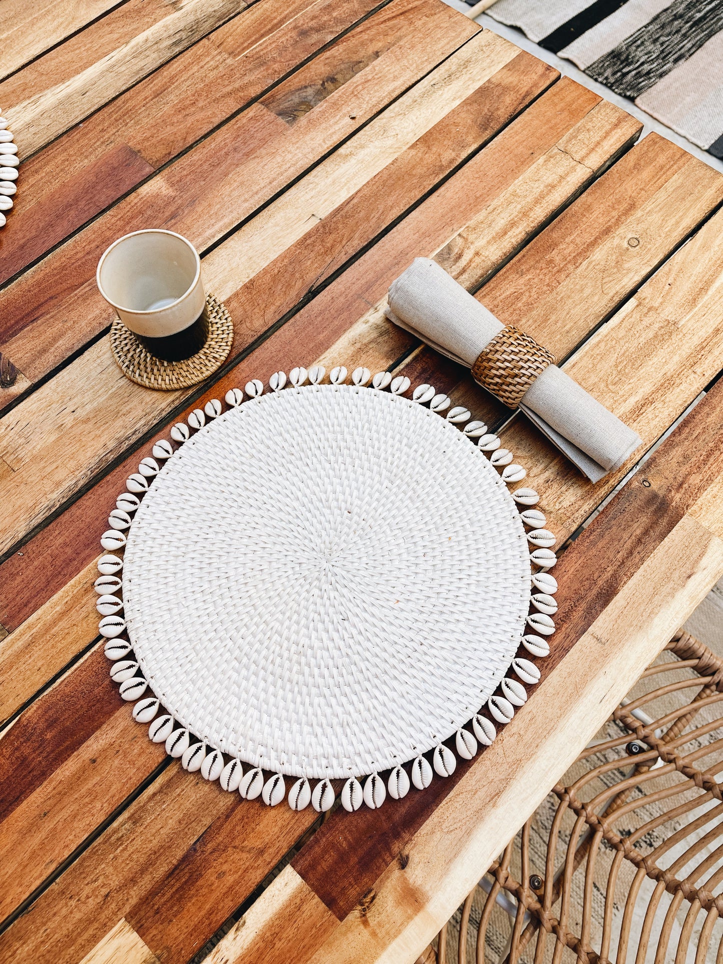 Elgin Placemat - White