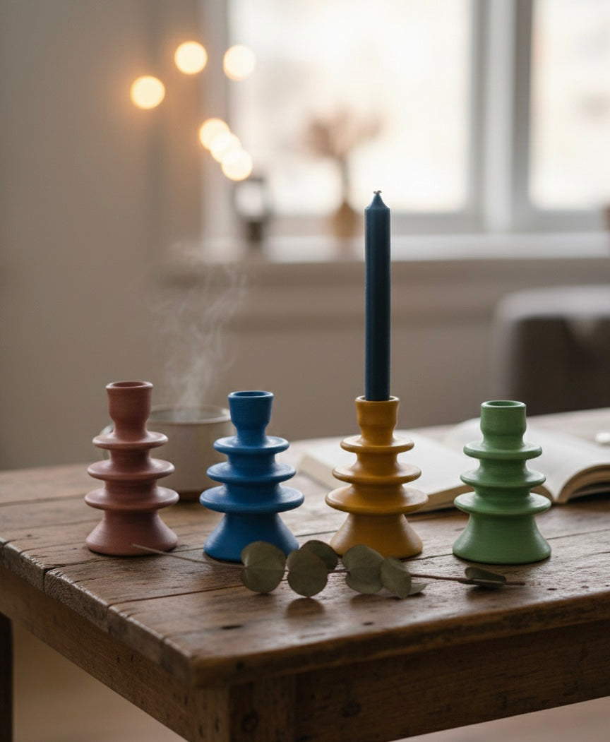 Luz que transforma: Velas e Porta-Velas com Alma ✨🕯