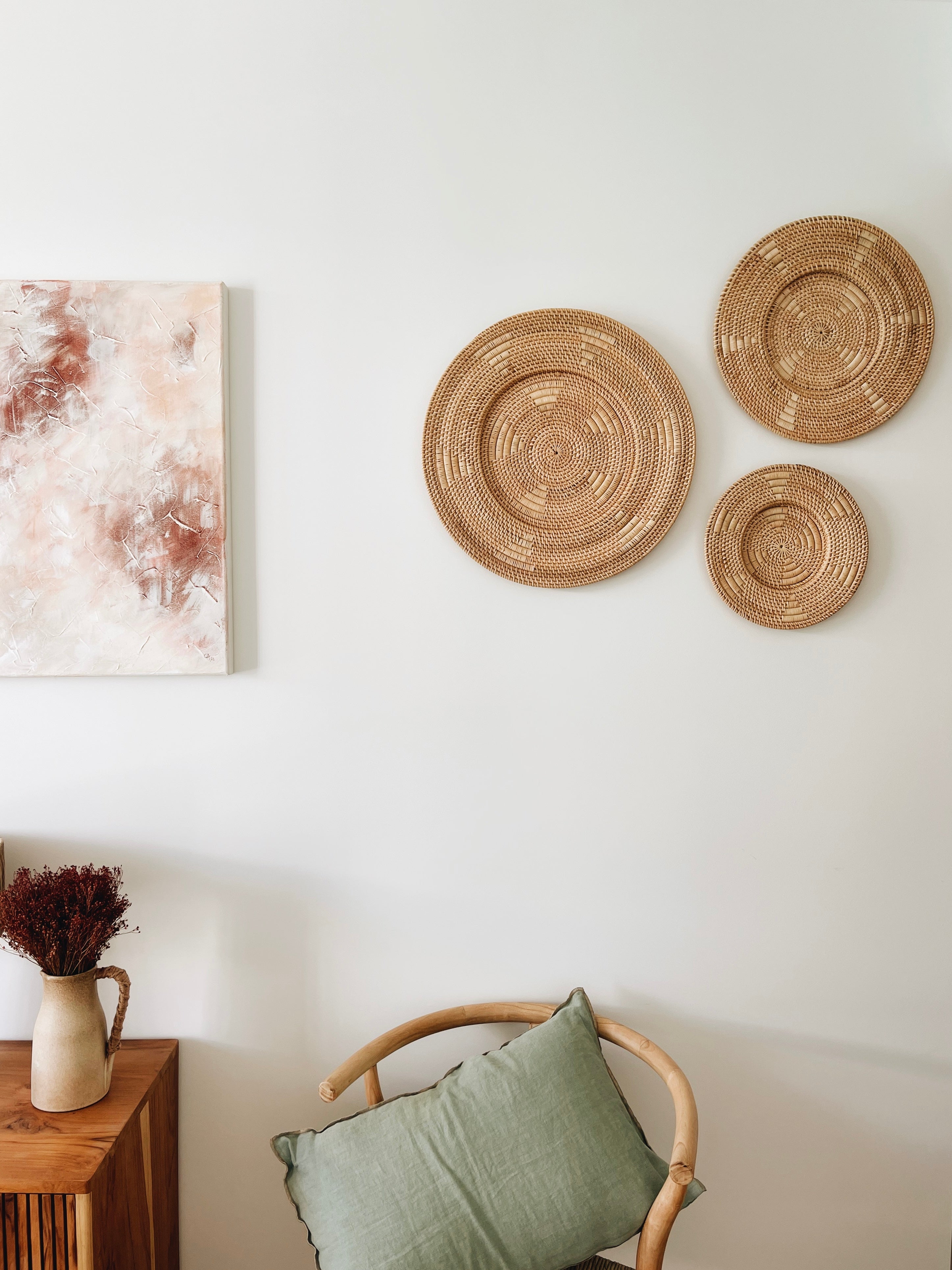 BLACK WEEK DEAL | Pratos de Parede Lombok - Set de 3