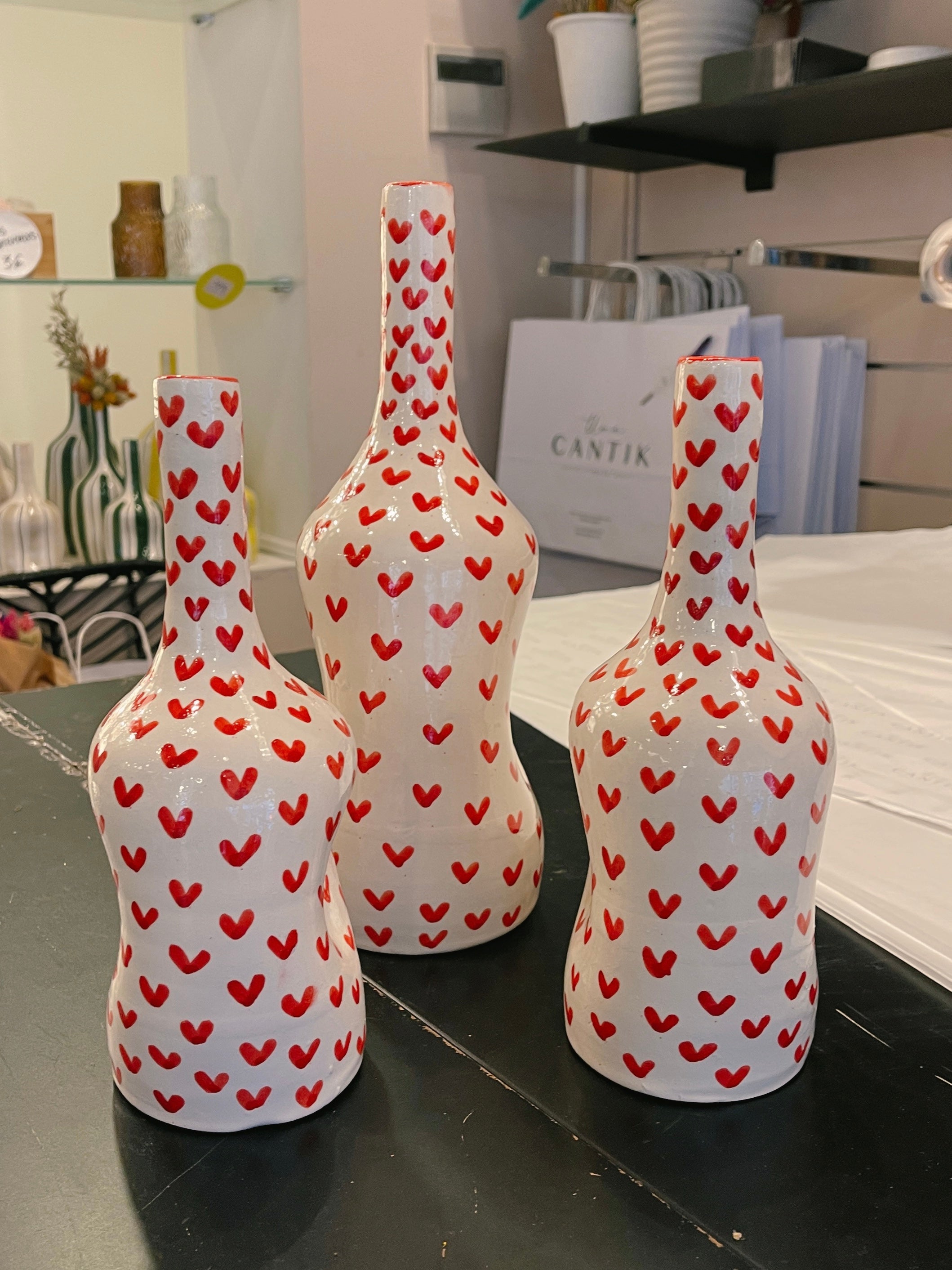 Frasco Botella - Corazones