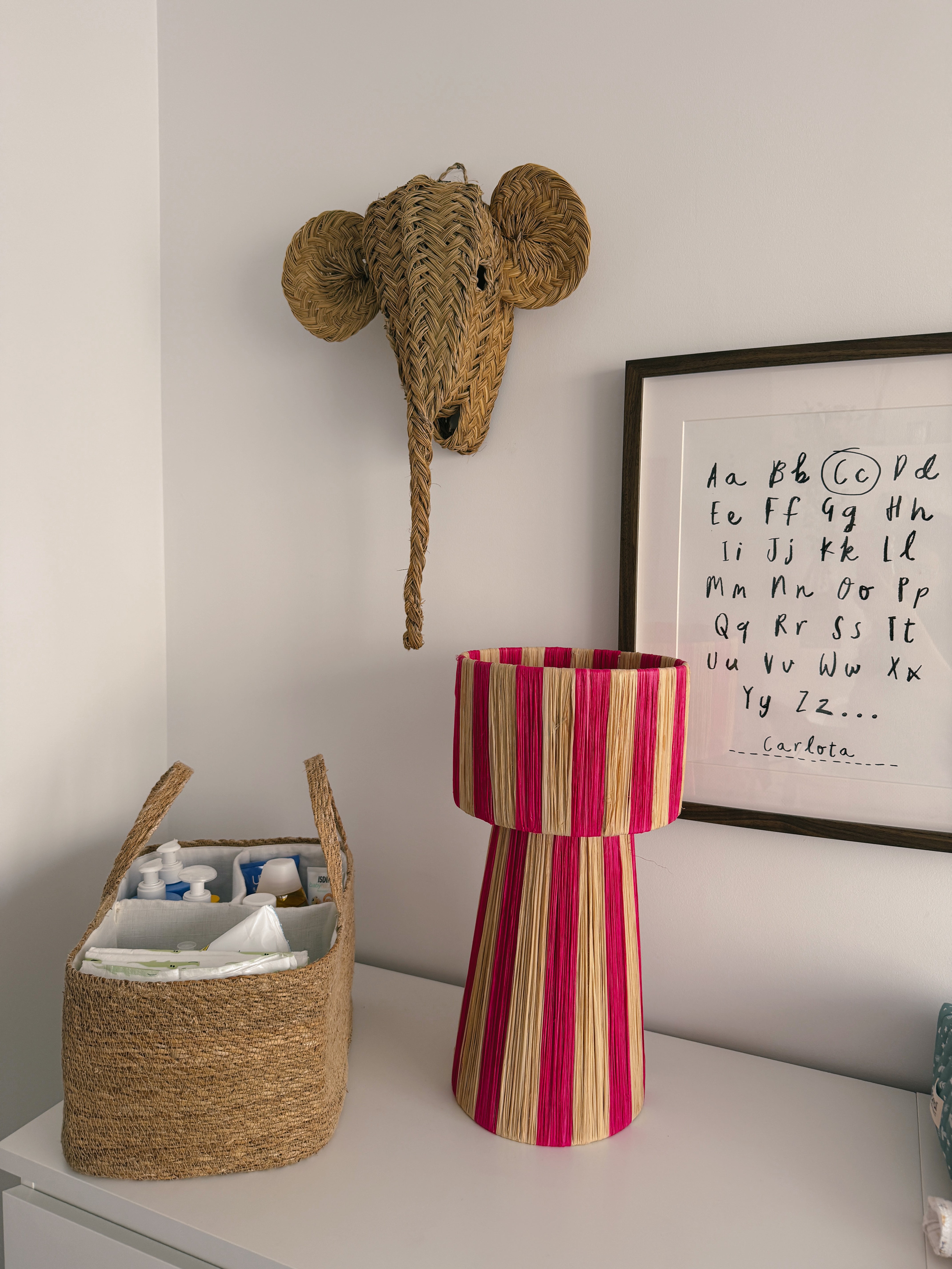 Candeeiro de Mesa Balibo Rosa