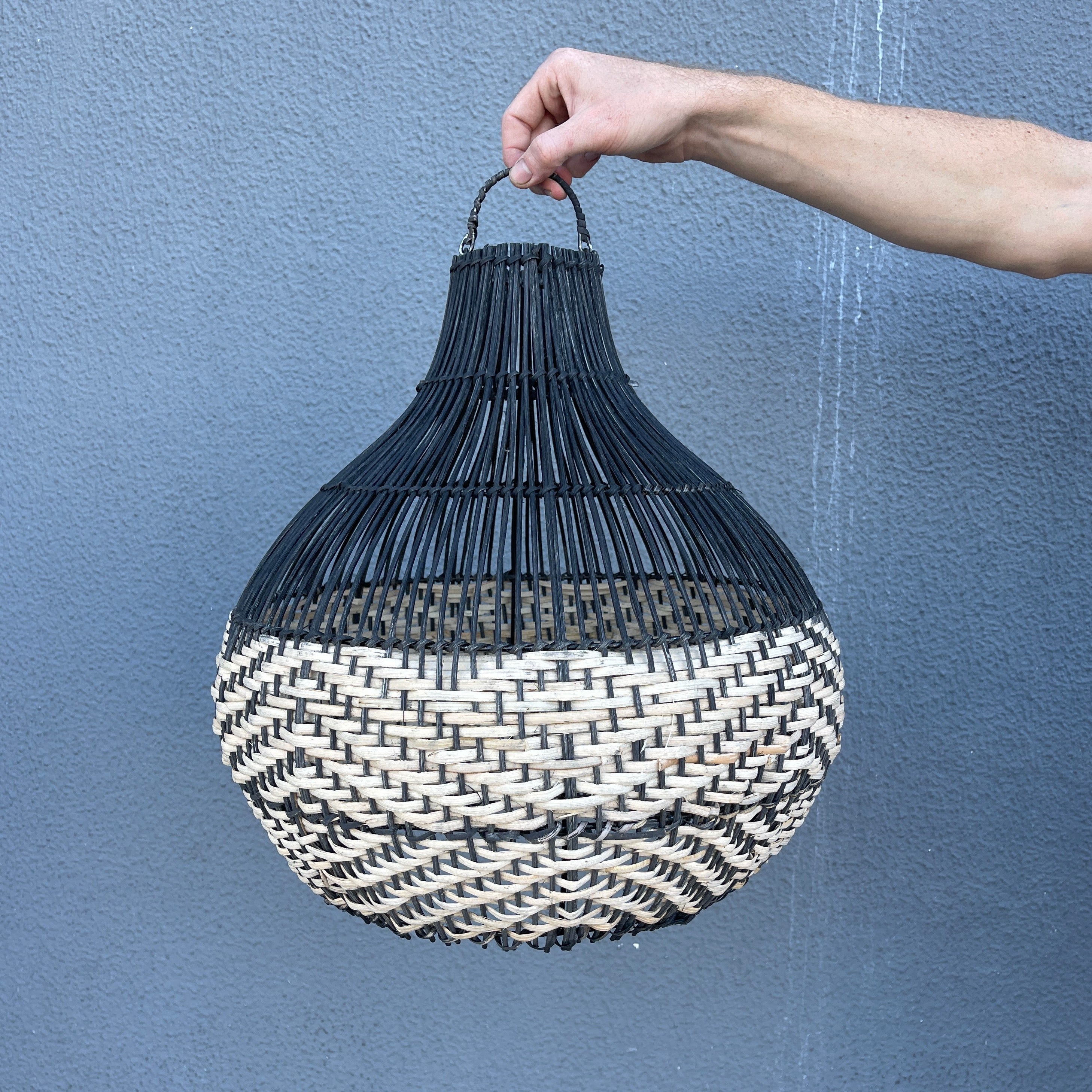 Suluban Rattan Lampshade - Black