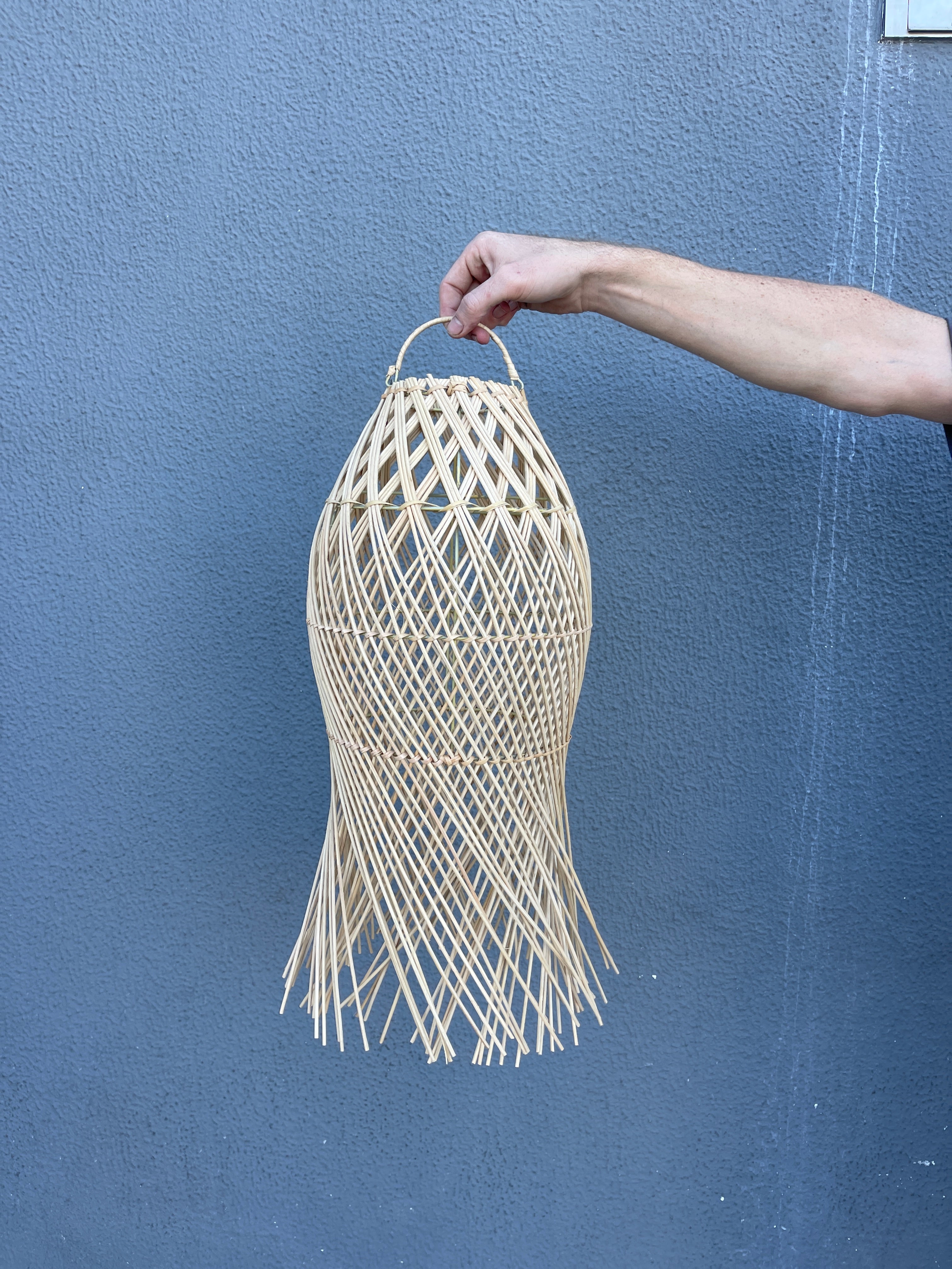 Rattan-Wingtail-Lampe