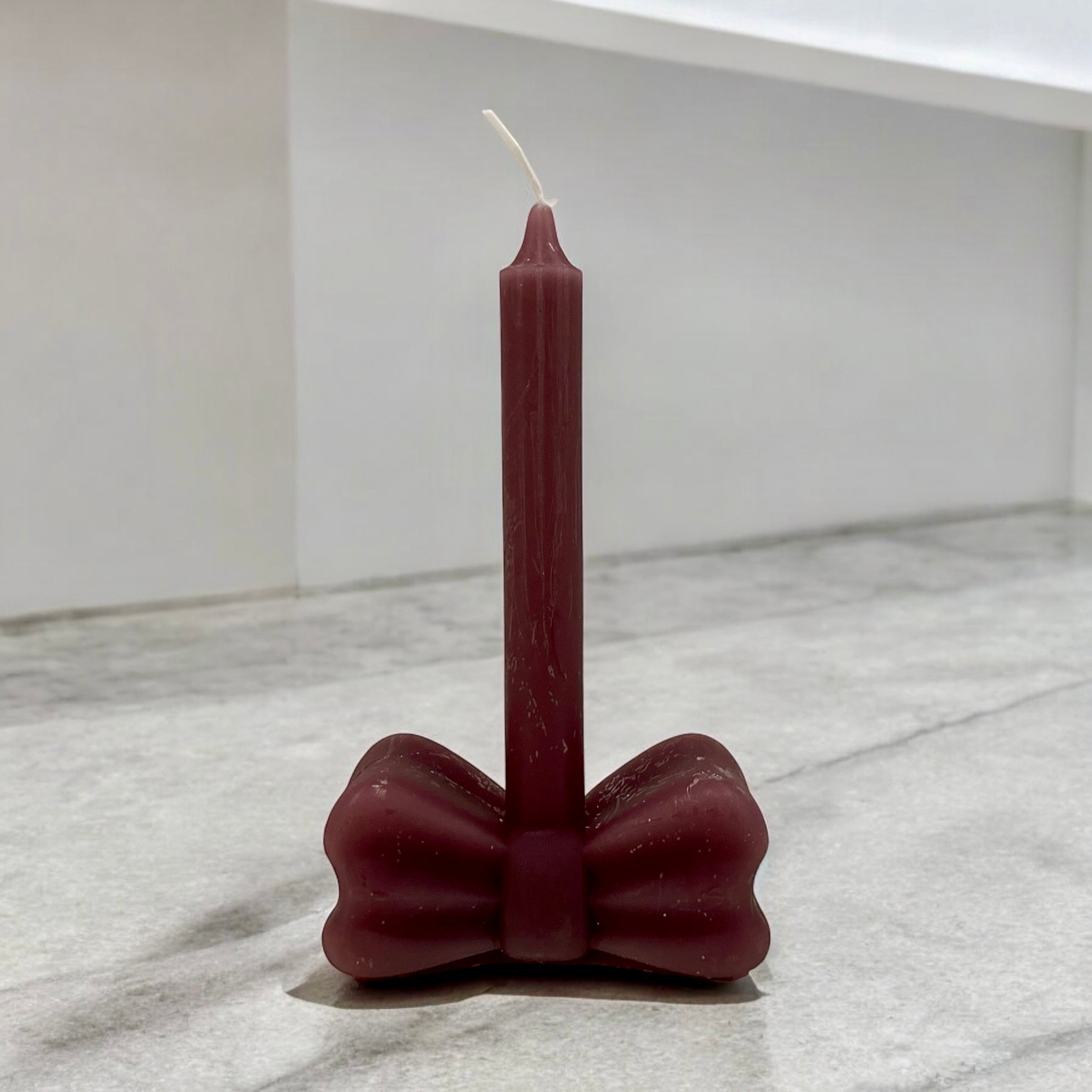 Christmas Bow Candle