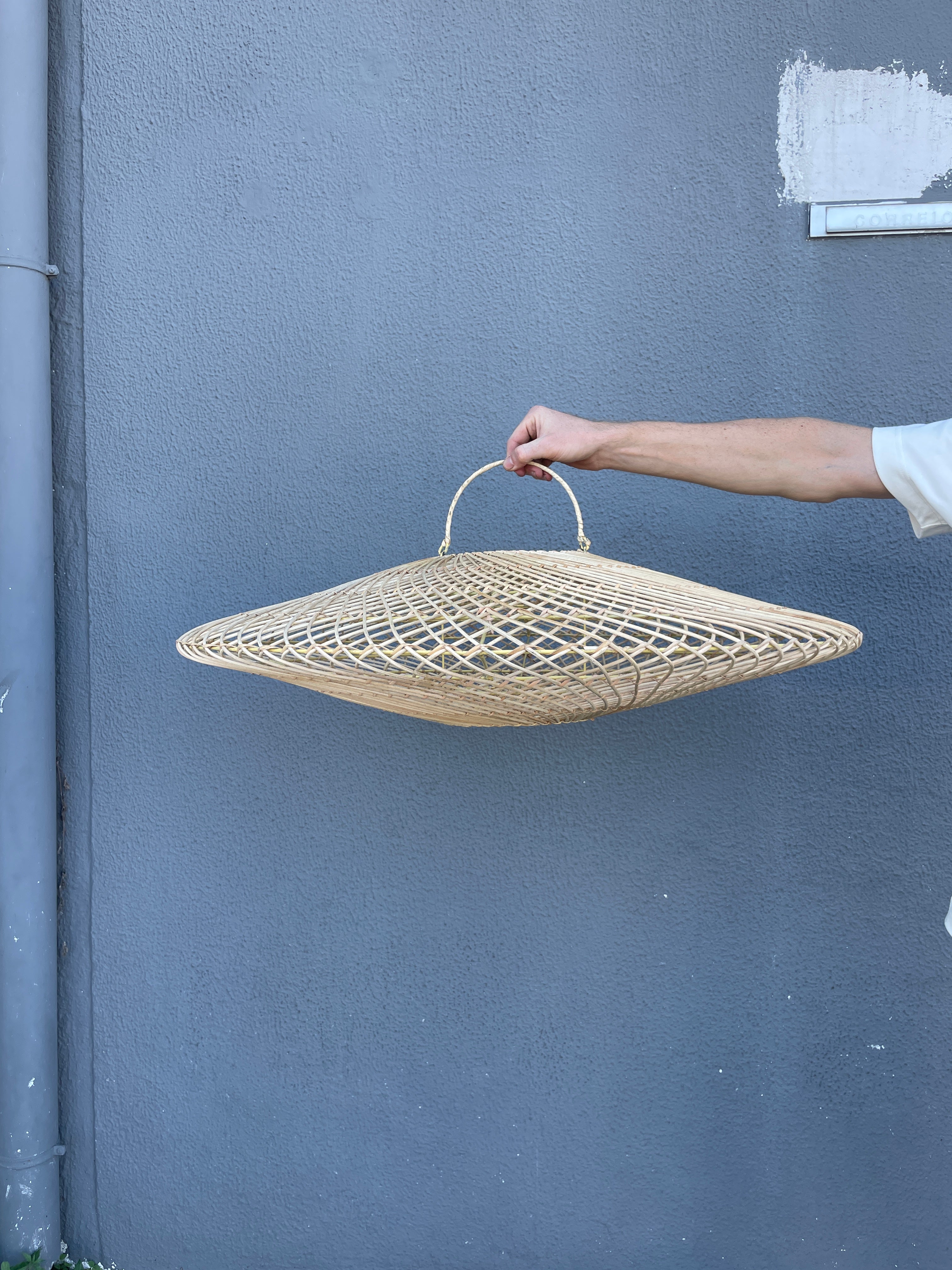 Laclo Disk Rattan Lampshade - 60cm