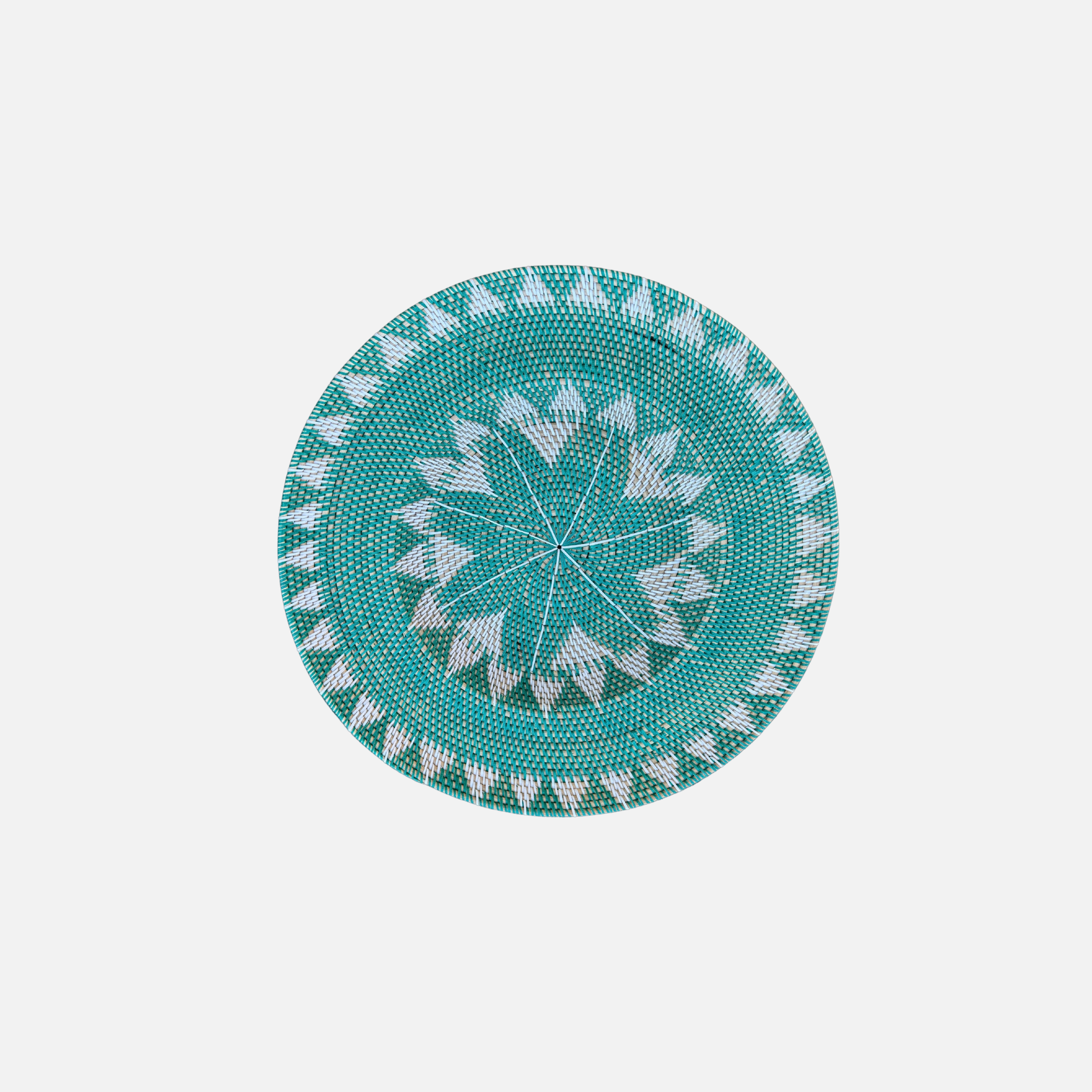 Prato decorativo de parede verde