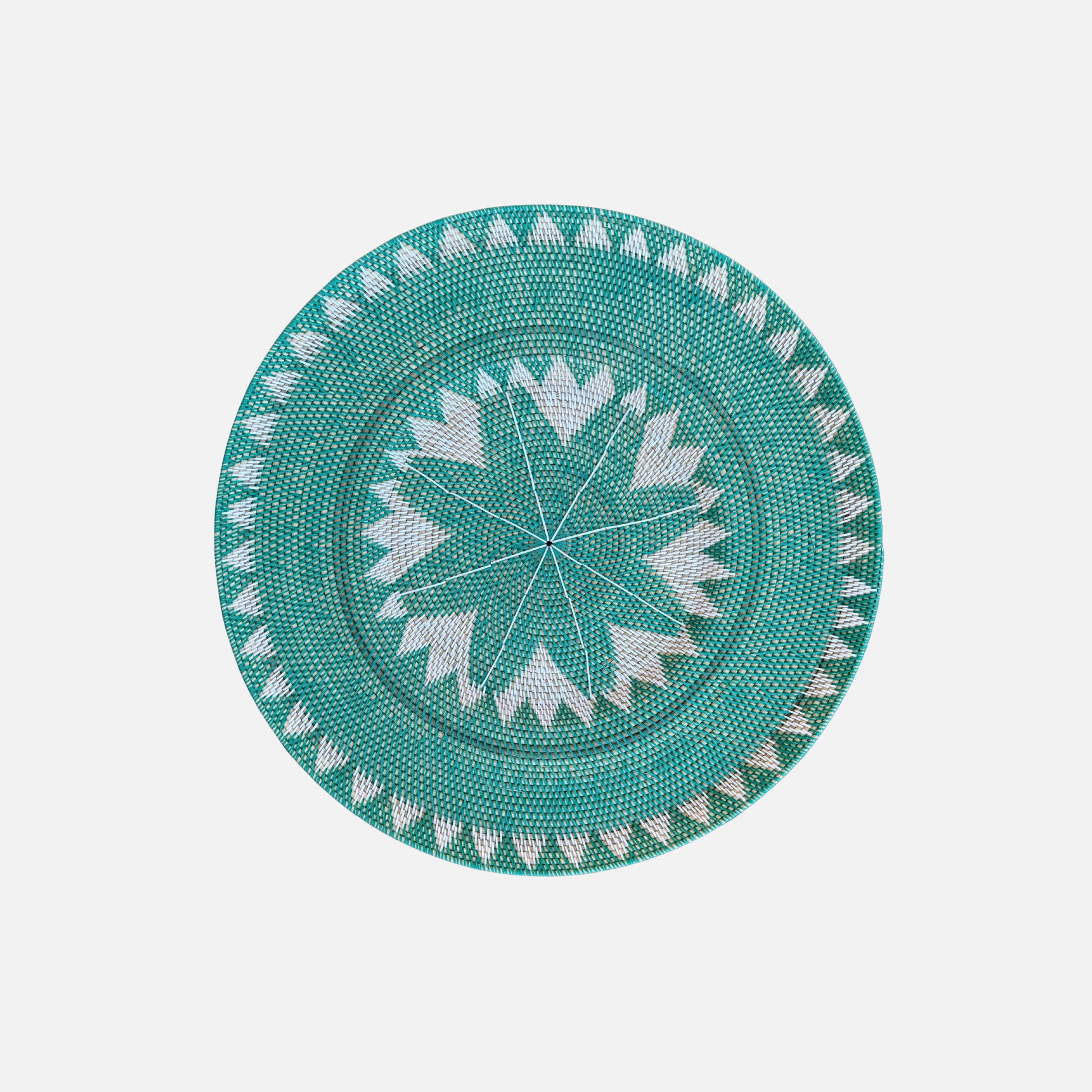 Prato decorativo de parede verde