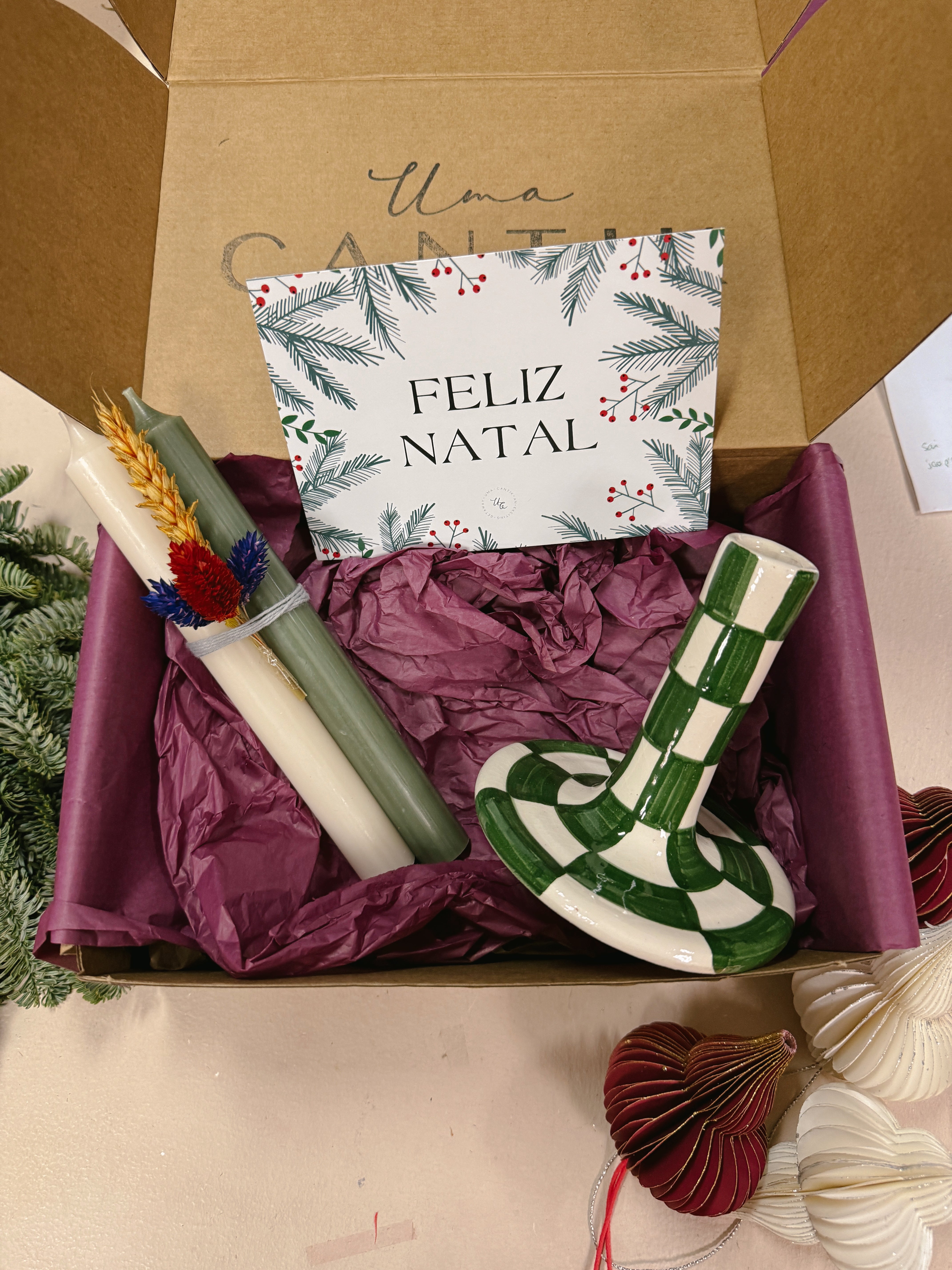 Cadeaubox - Kersthuisjes