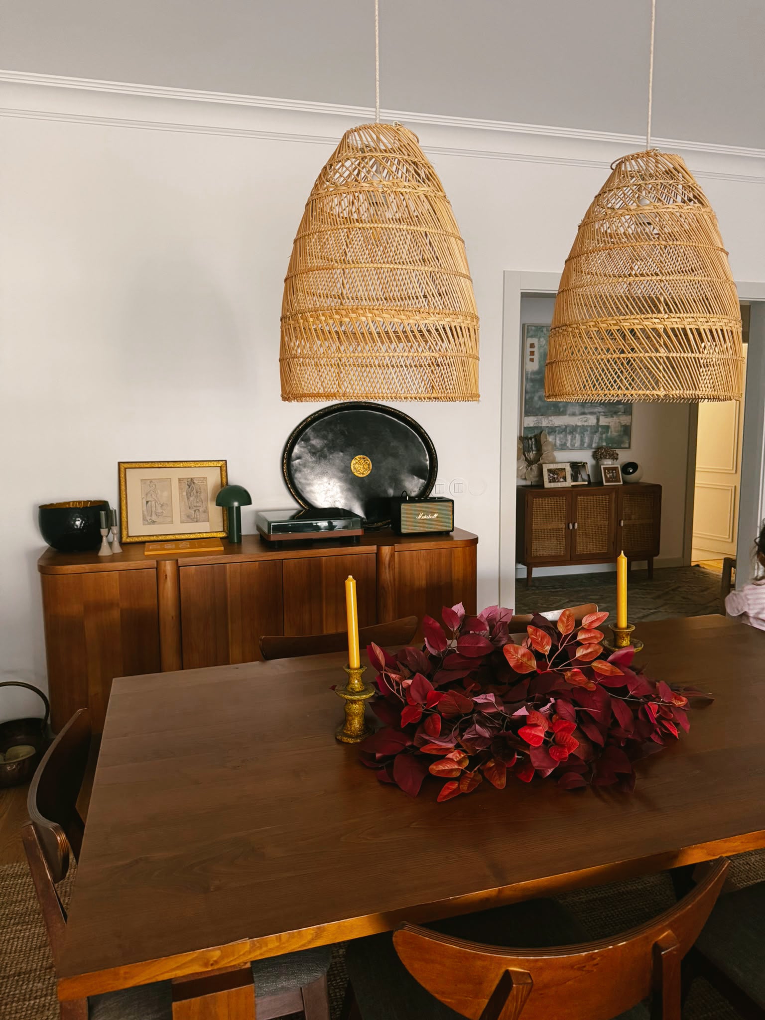 Rattan-Beloi-Lampe - 60 cm