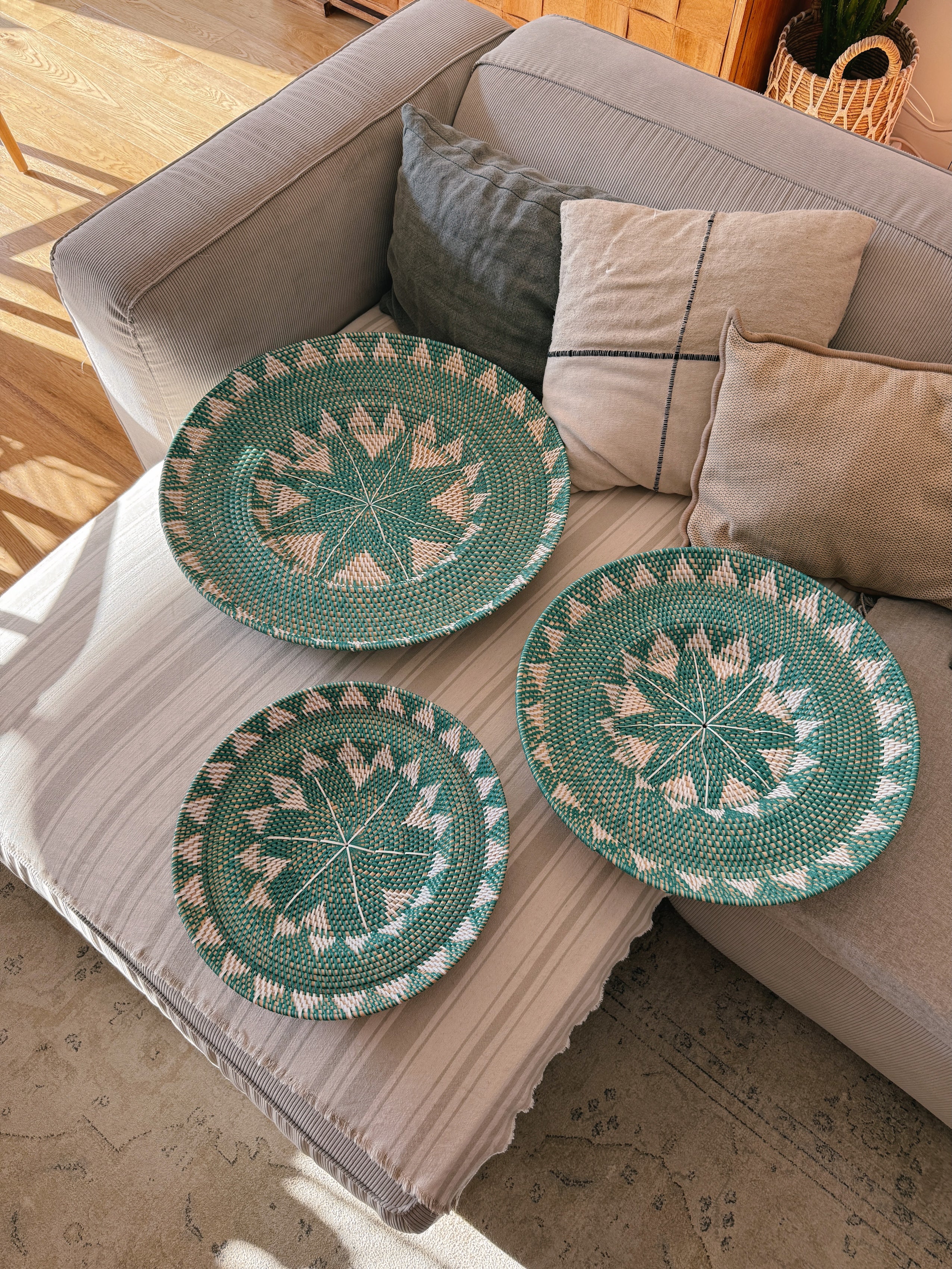 Prato de Parede Lombok Verde