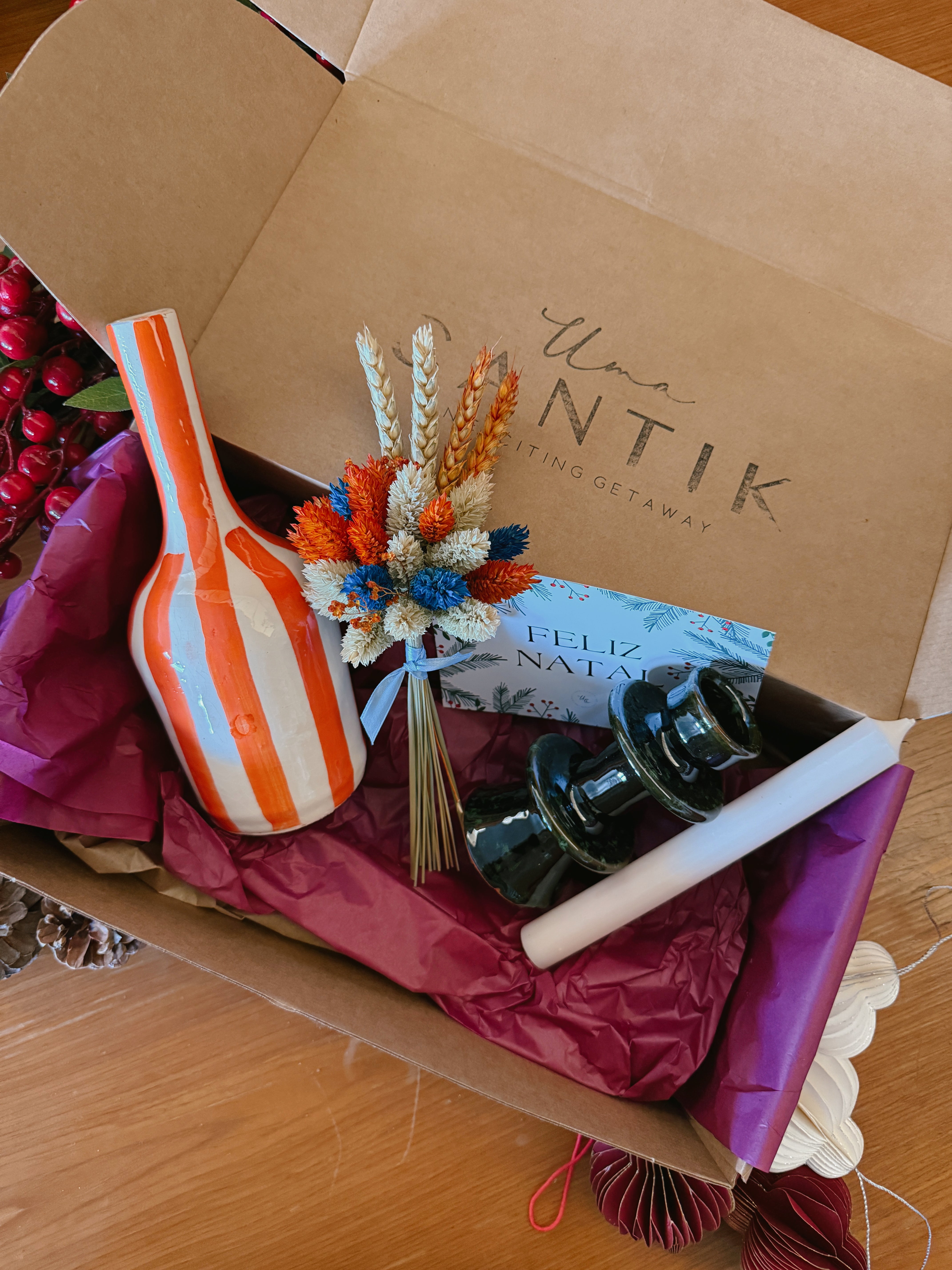 Cadeaubox - Vaasje en Kandelaar