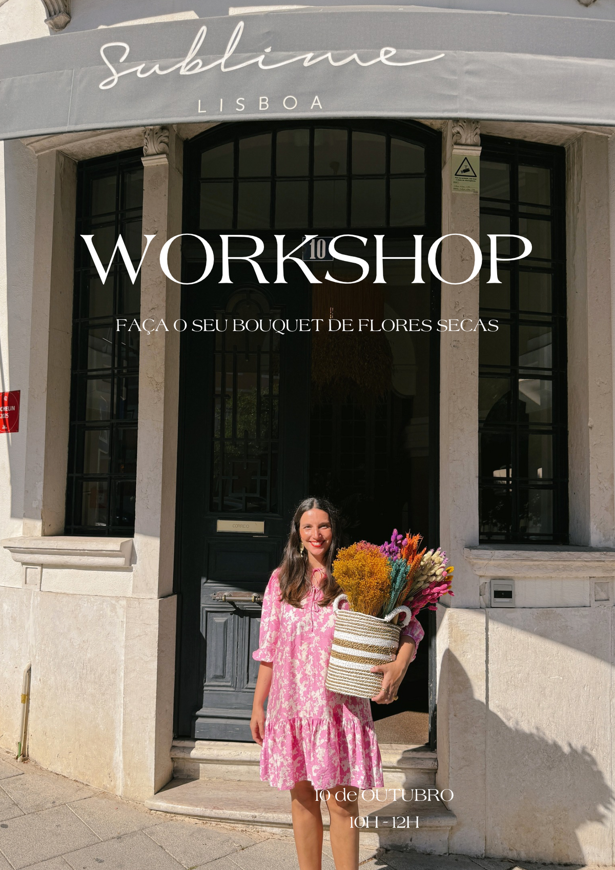 Workshop Bouquet de Flores Secas 🌼 Hotel Sublime Lisboa
