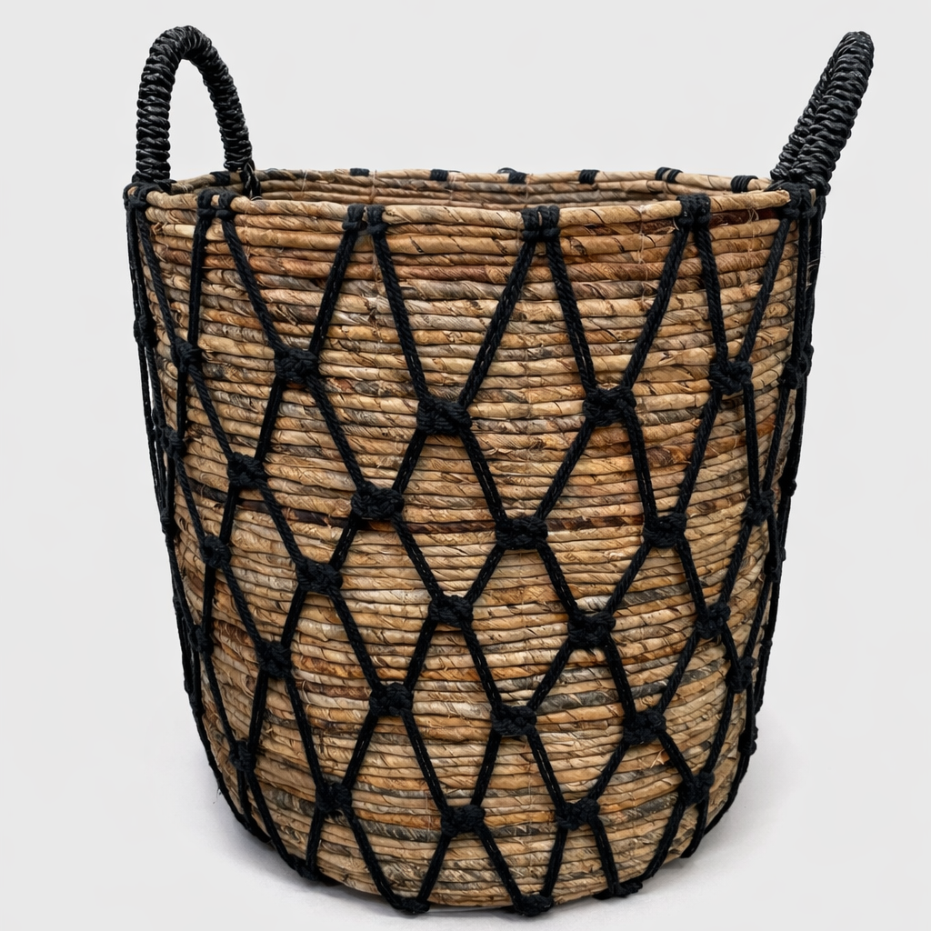 cesto verga preto L